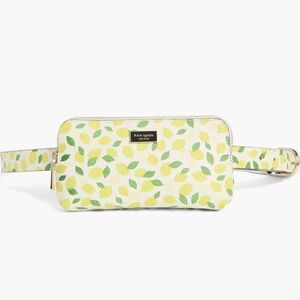 Kate Spade Lemon Drop Zip Top Belt Bag Size L/XL